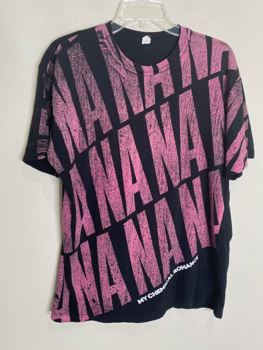 My Chemical Romance Na Na Na Band Tee T-Shirt 2000s 2010s Y2K Vintage Black Pink